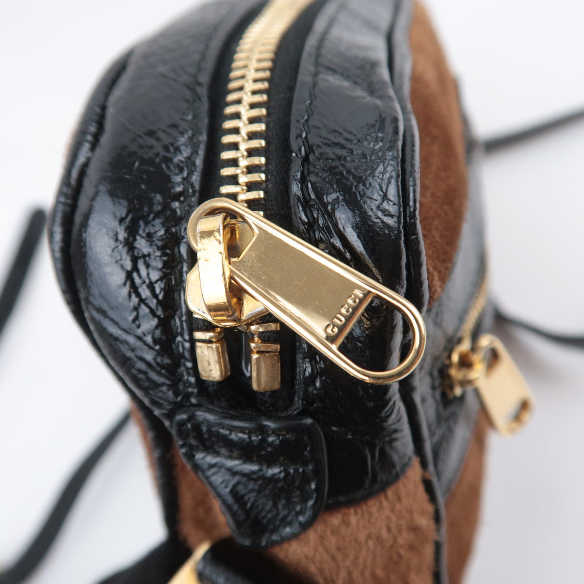 GUCCI Ophidia Sherry Suede Small Shoulder Bag 73321