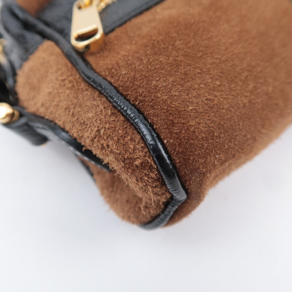 GUCCI Ophidia Sherry Suede Small Shoulder Bag 73321