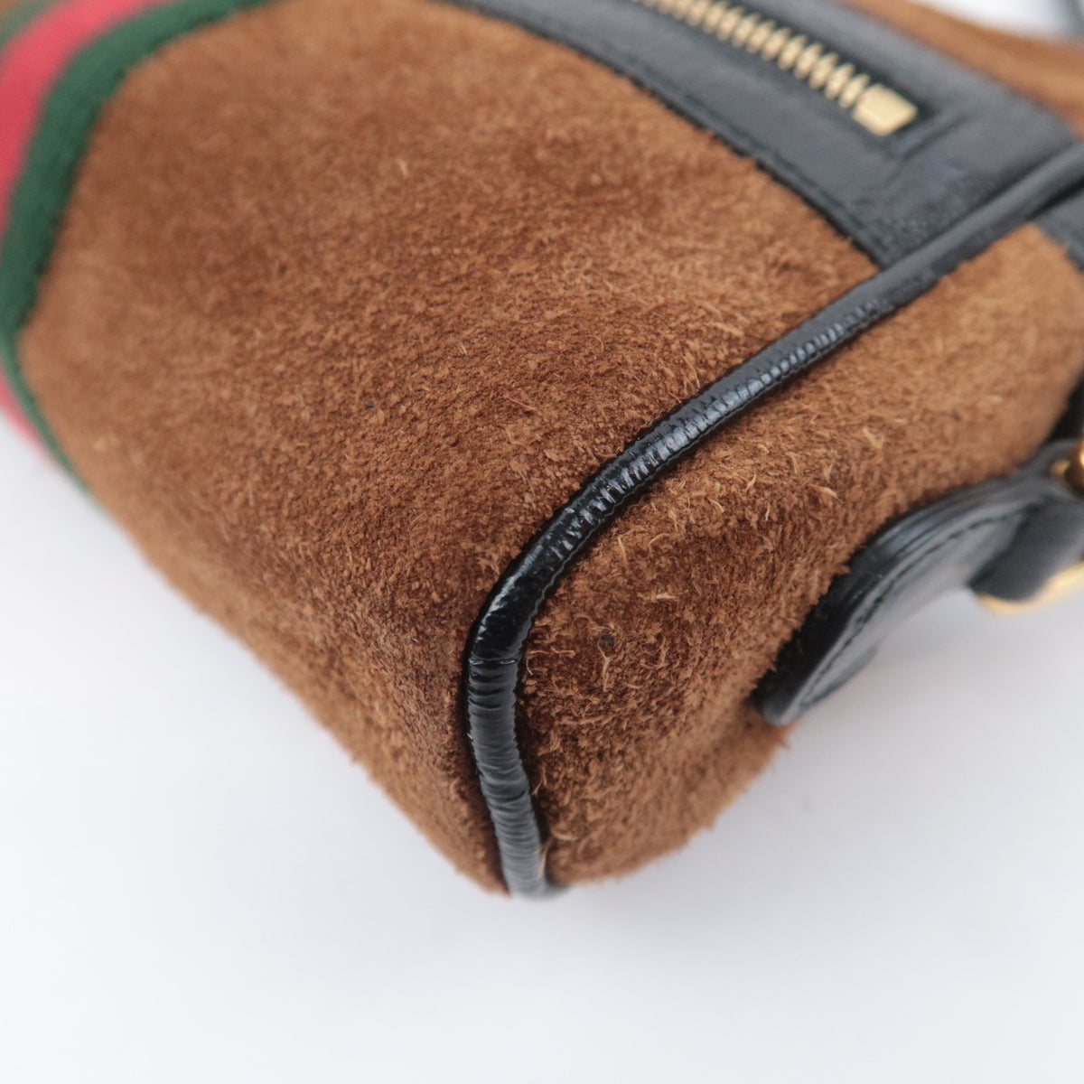 GUCCI Ophidia Sherry Suede Small Shoulder Bag 73321