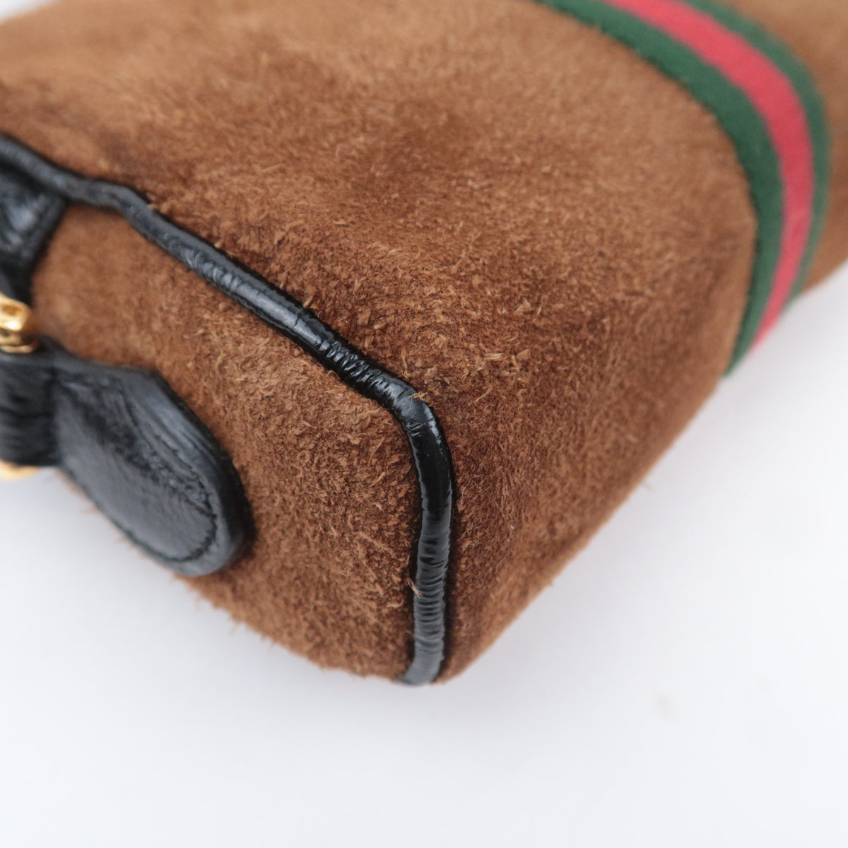 GUCCI Ophidia Sherry Suede Small Shoulder Bag 73321
