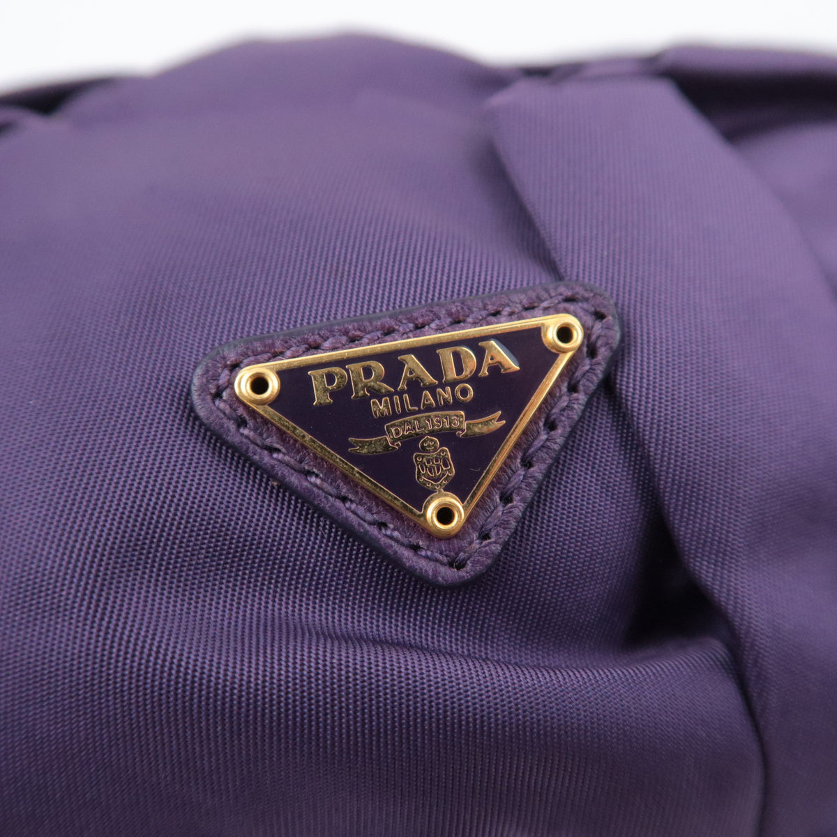 PRADA Wristlet Pouch Origami Pleated 1N1422