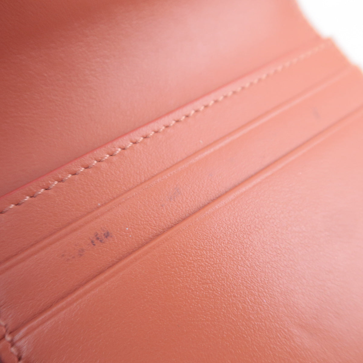 CELINE Triomphe Tri-Fold Leather Compact Wallet