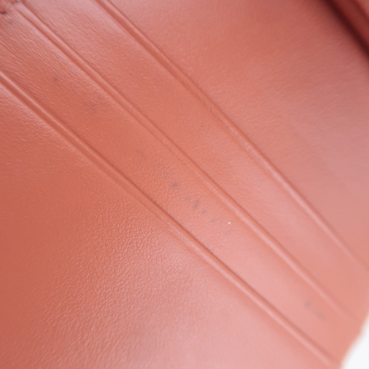 CELINE Triomphe Tri-Fold Leather Compact Wallet