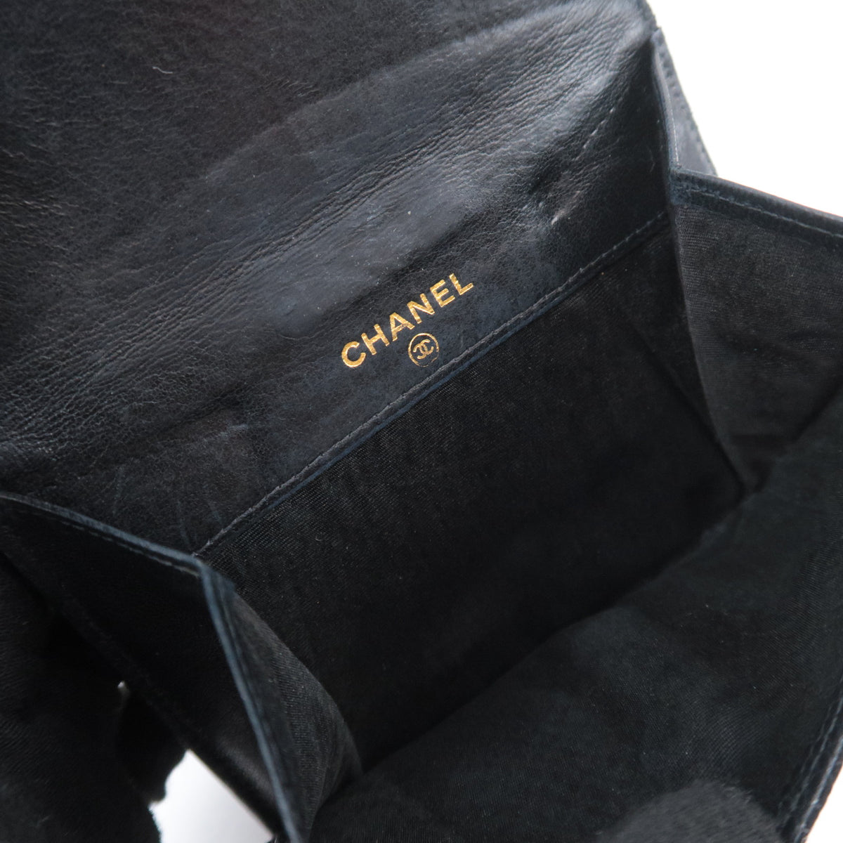 CHANEL Coco Mark Bi-Fold Wallet Caviarskin