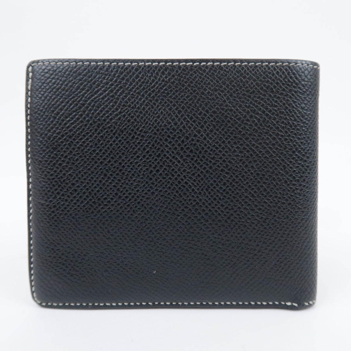 HERMES H Sellier Compact Leather Wallet K Stamp (2025)