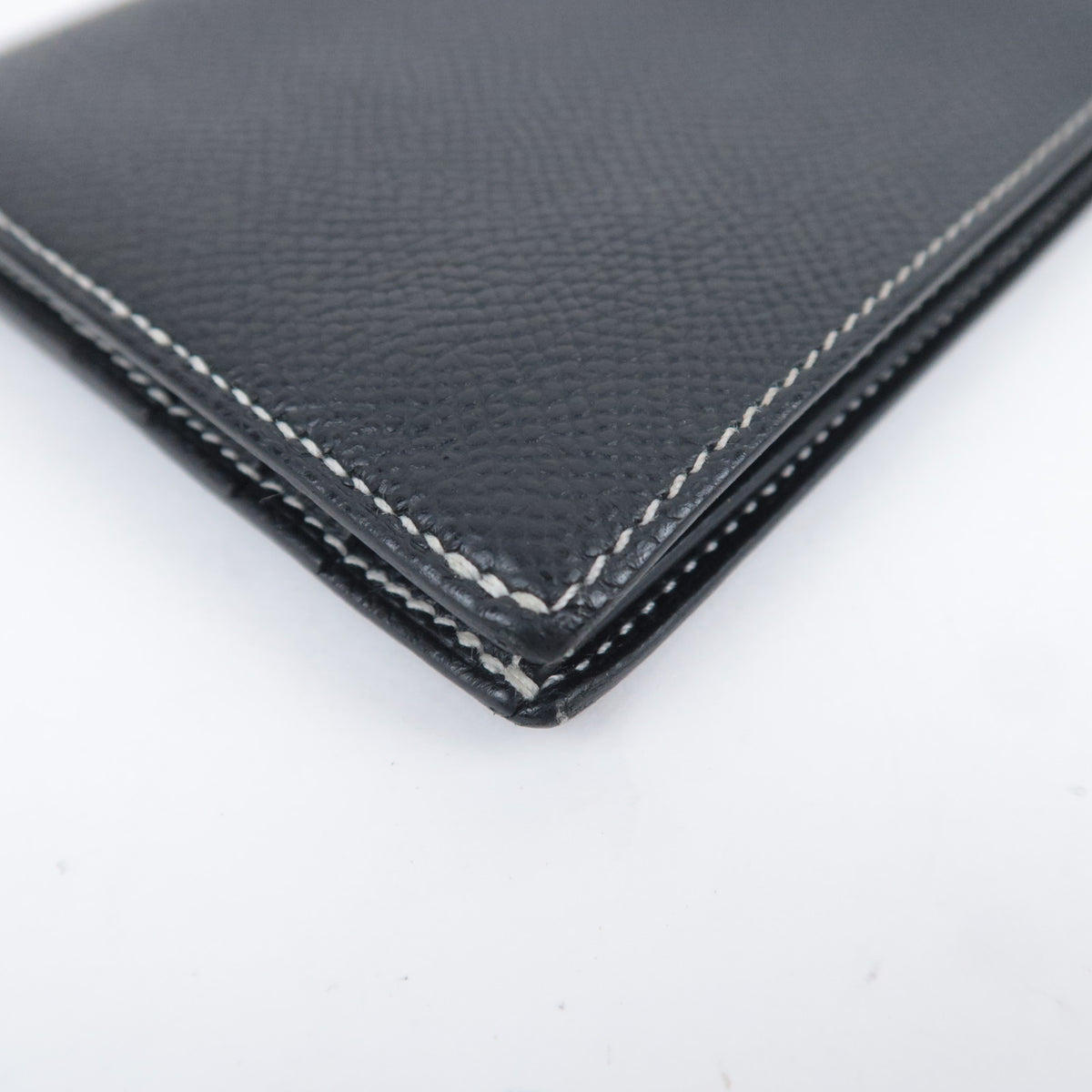 HERMES H Sellier Compact Leather Wallet K Stamp (2025)