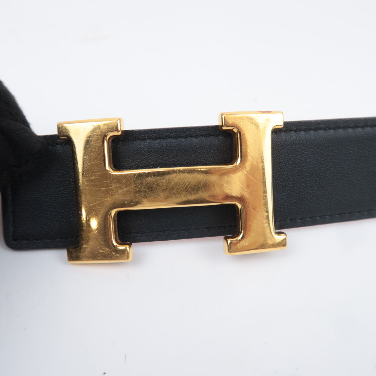 HERMES Constance H-Reversible Belt Size 80 "T" Stamp (2015)