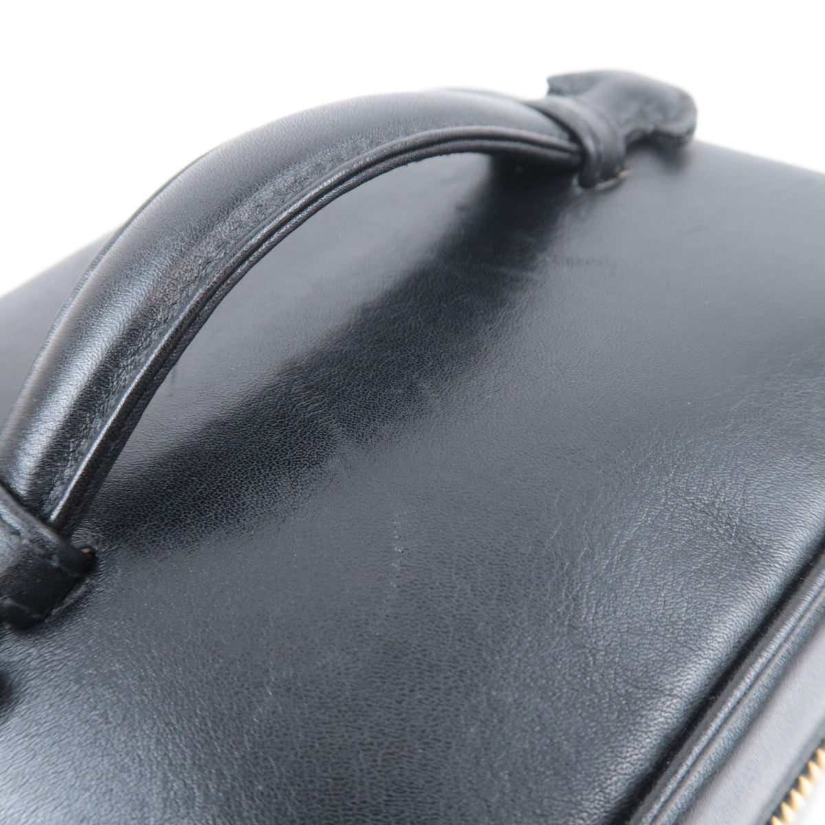 CHANEL Bicolore Leather Vanity Bag A01619