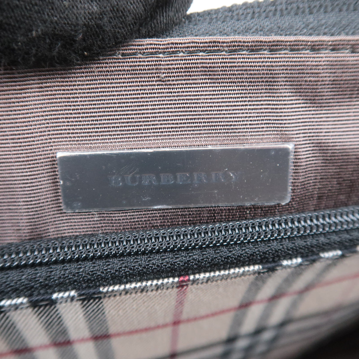 BURBERRY Leather Satchel Handbag