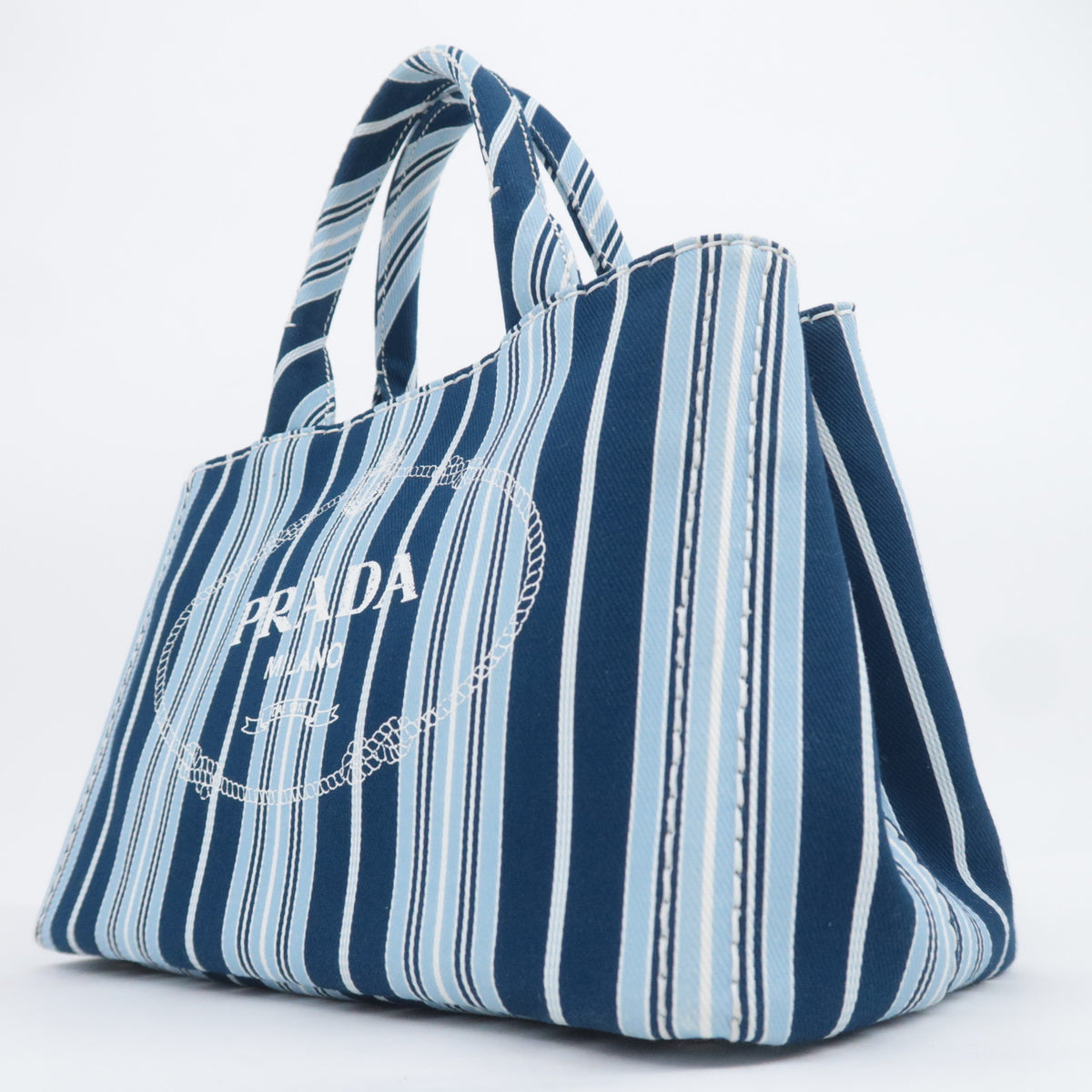 PRADA Canapa Mini 2Way Canvas Tote Bag 1BG439