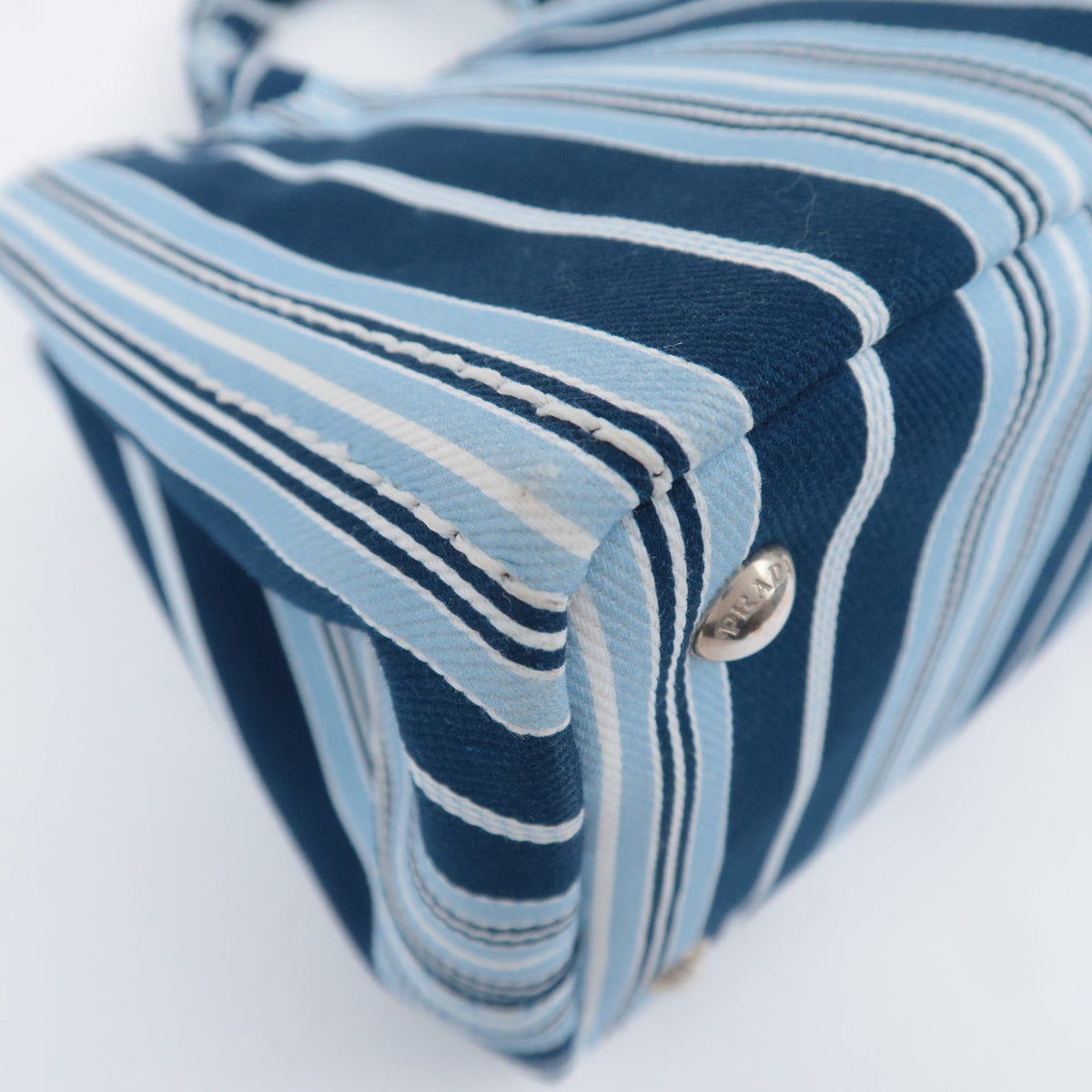 PRADA Canapa Mini 2Way Canvas Tote Bag 1BG439