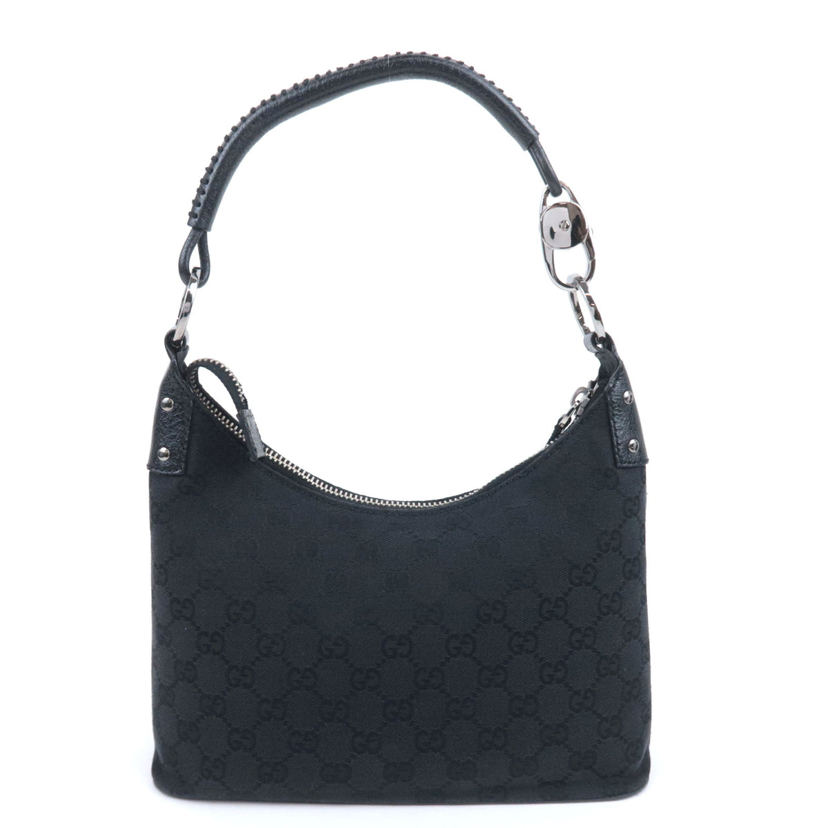 GUCCI GG Canvas Hobo Shoulder Bag 115002