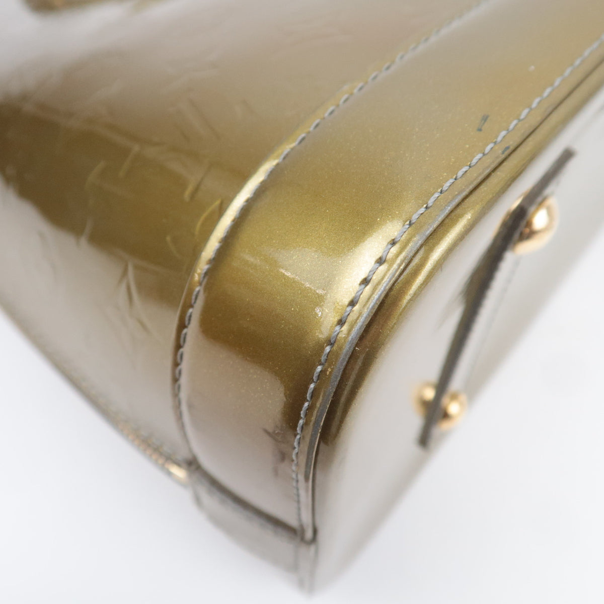 Louis Vuitton Monogram Vernis Alma GM Gris Art Deco