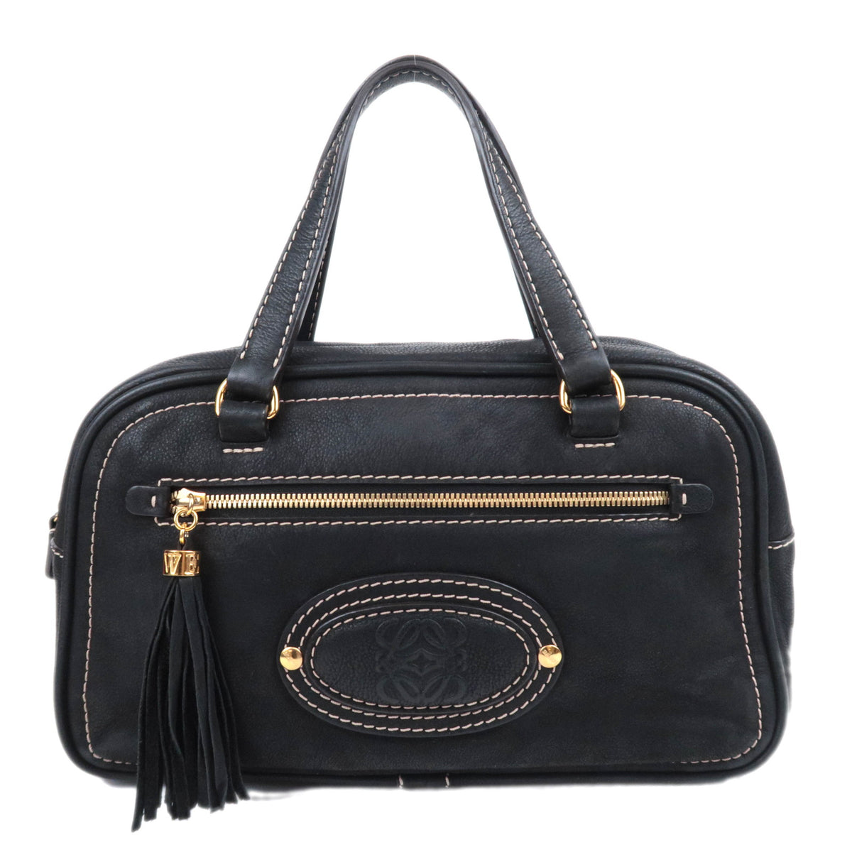 LOEWE Anagram Tassel Leather Handbag93069