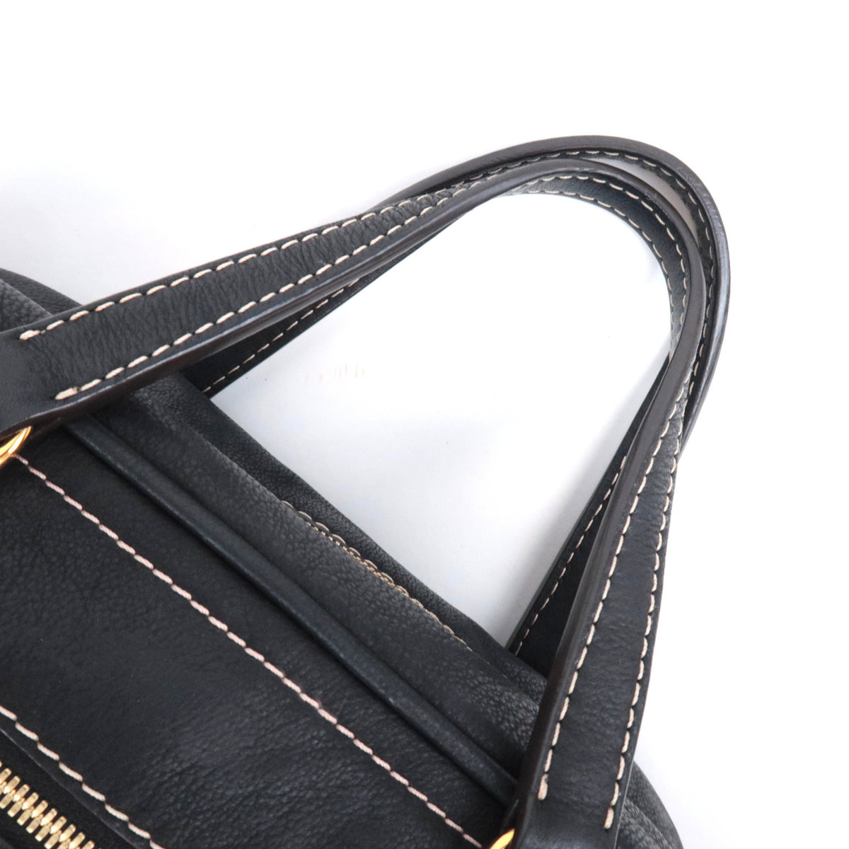 LOEWE Anagram Tassel Leather Handbag