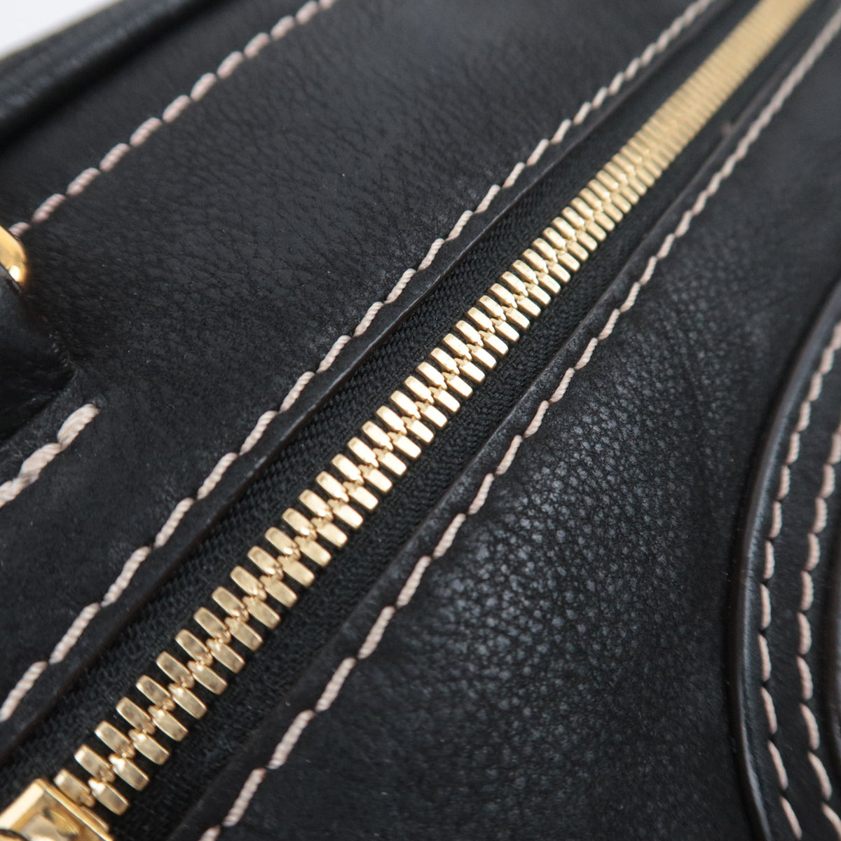 LOEWE Anagram Tassel Leather Handbag