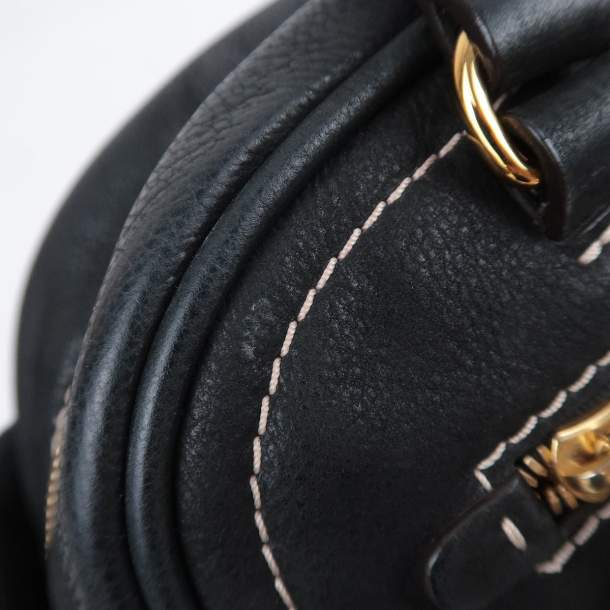 LOEWE Anagram Tassel Leather Handbag