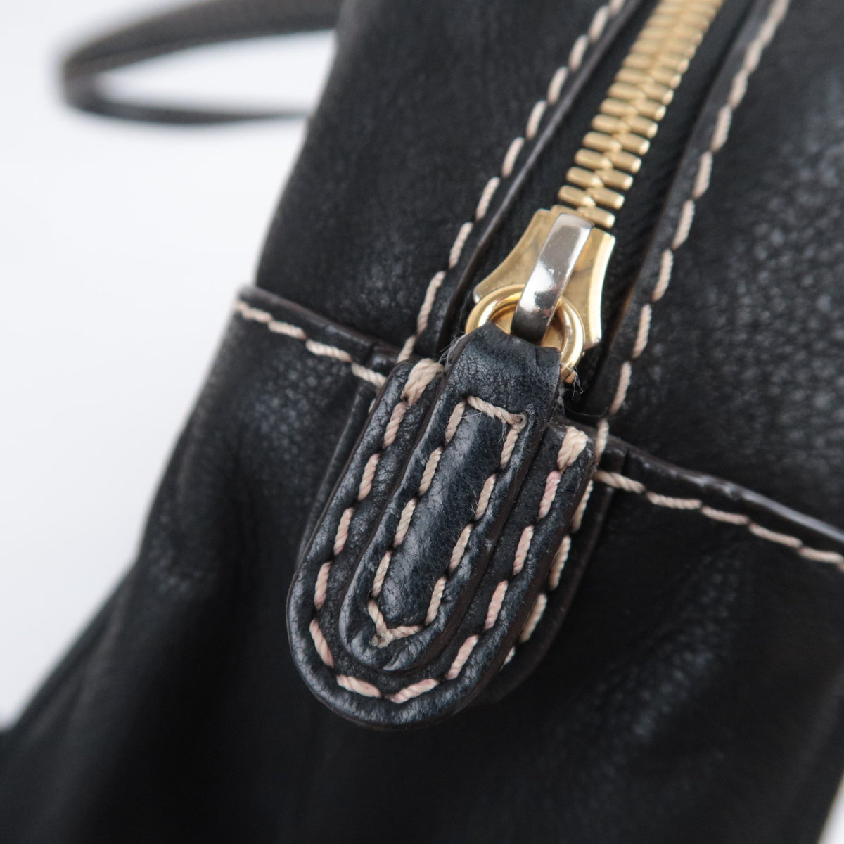 LOEWE Anagram Tassel Leather Handbag