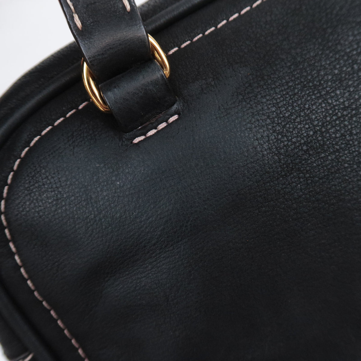 LOEWE Anagram Tassel Leather Handbag