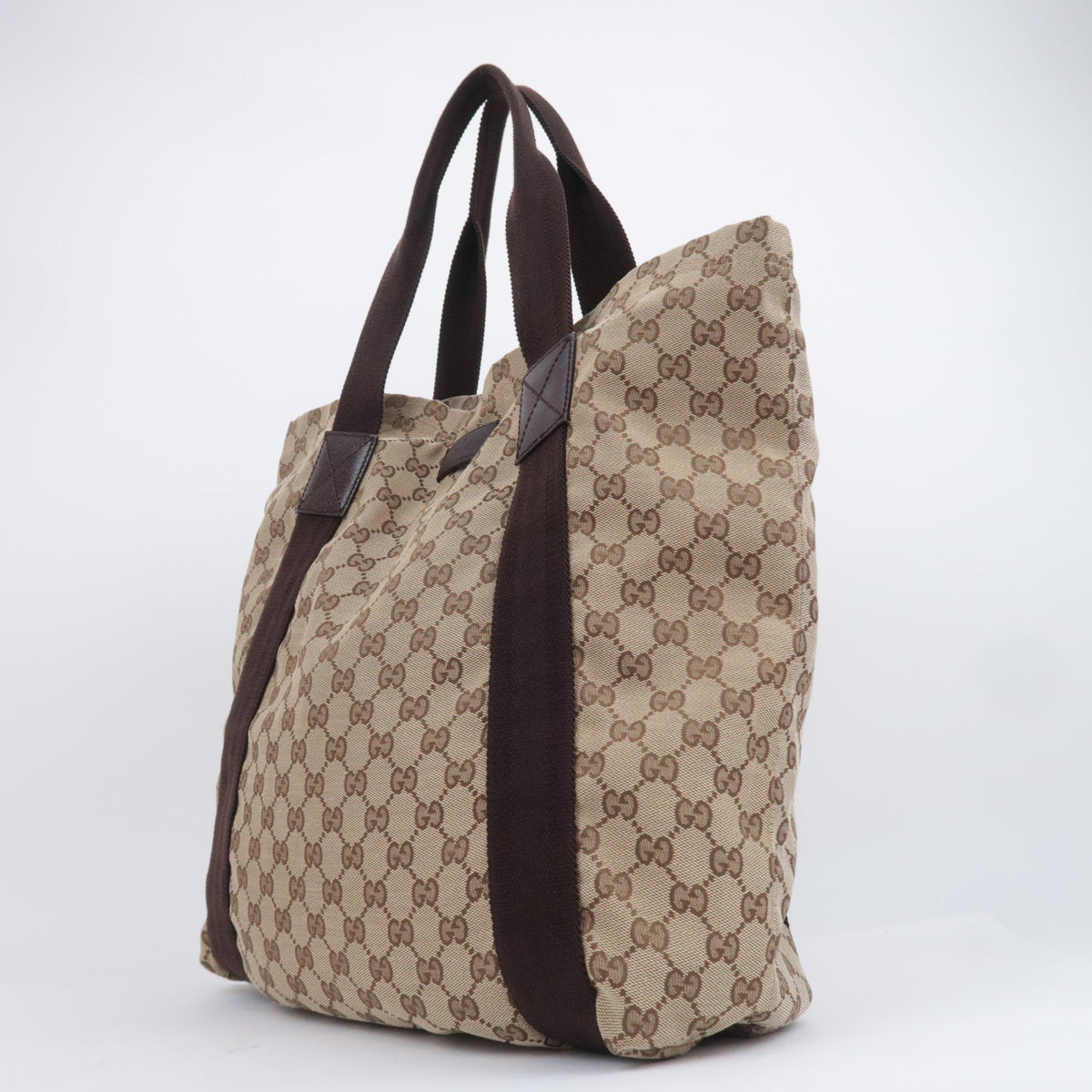 GUCCI GG Canvas Tote Bag 189669