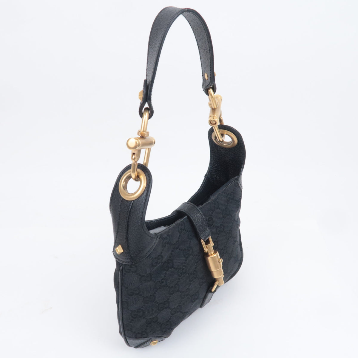 GUCCI New Jackie Small GG Canvas Shoulder Bag 120885