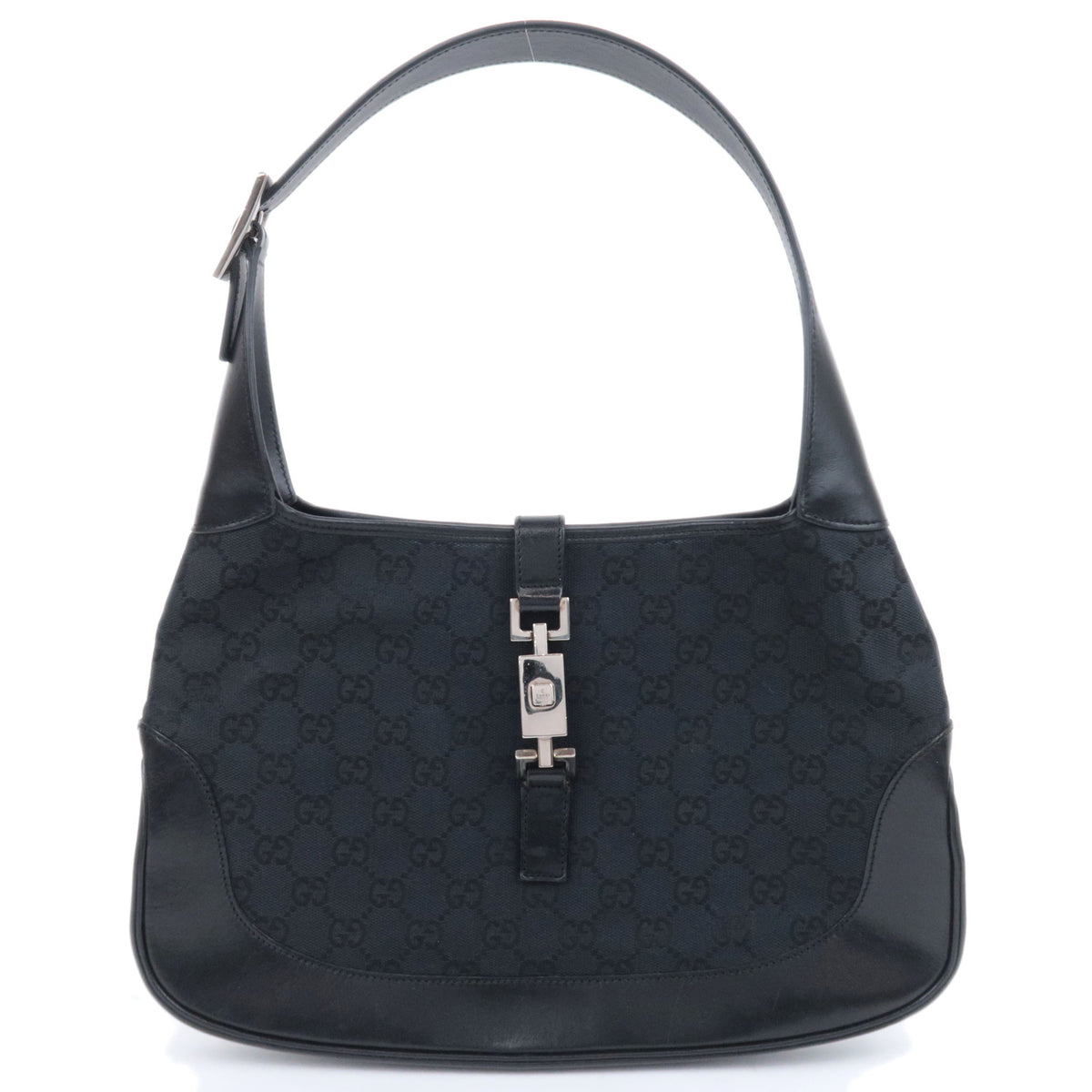 GUCCI Jackie GG Canvas Shoulder Bag 001.330693080