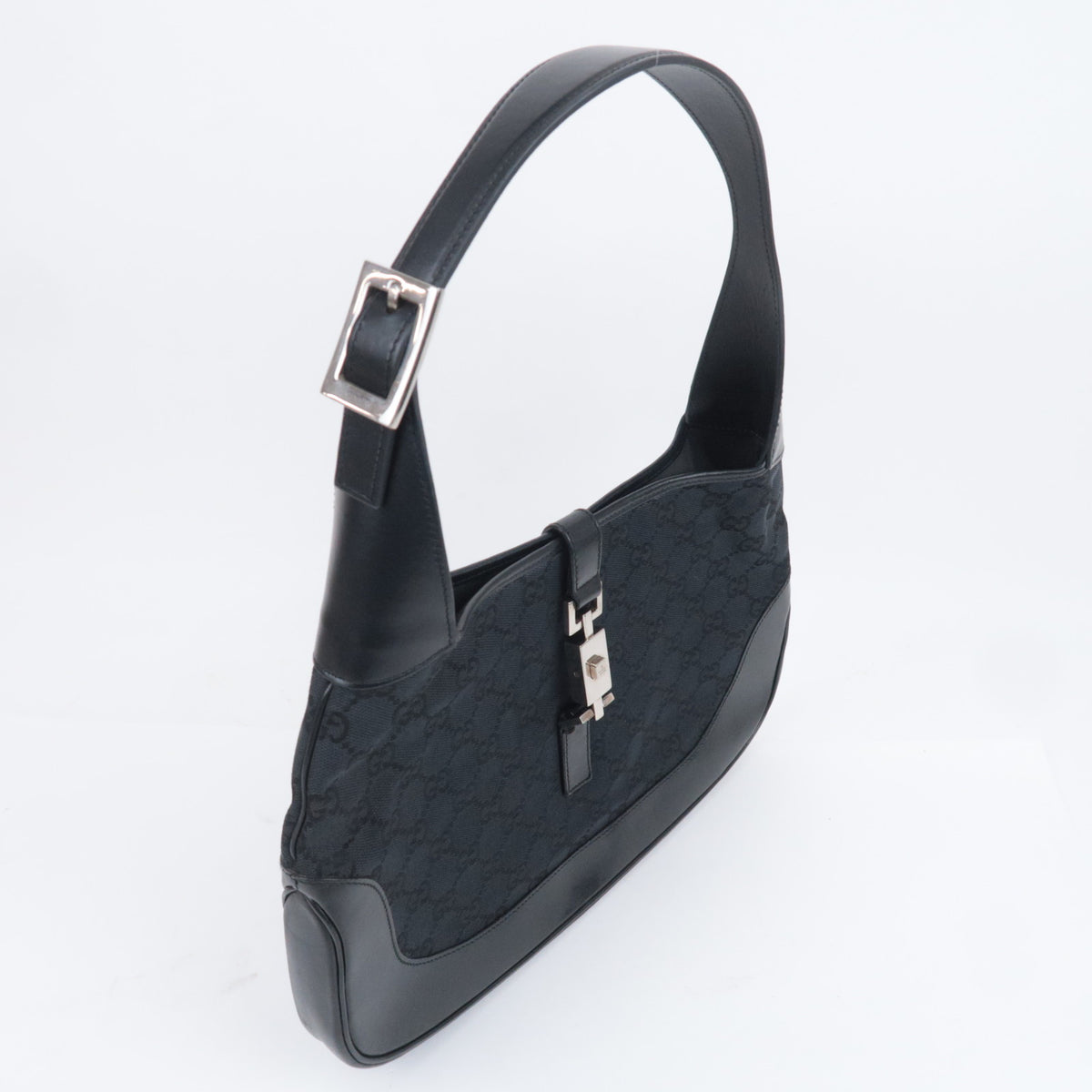 GUCCI Jackie GG Canvas Shoulder Bag 001.3306