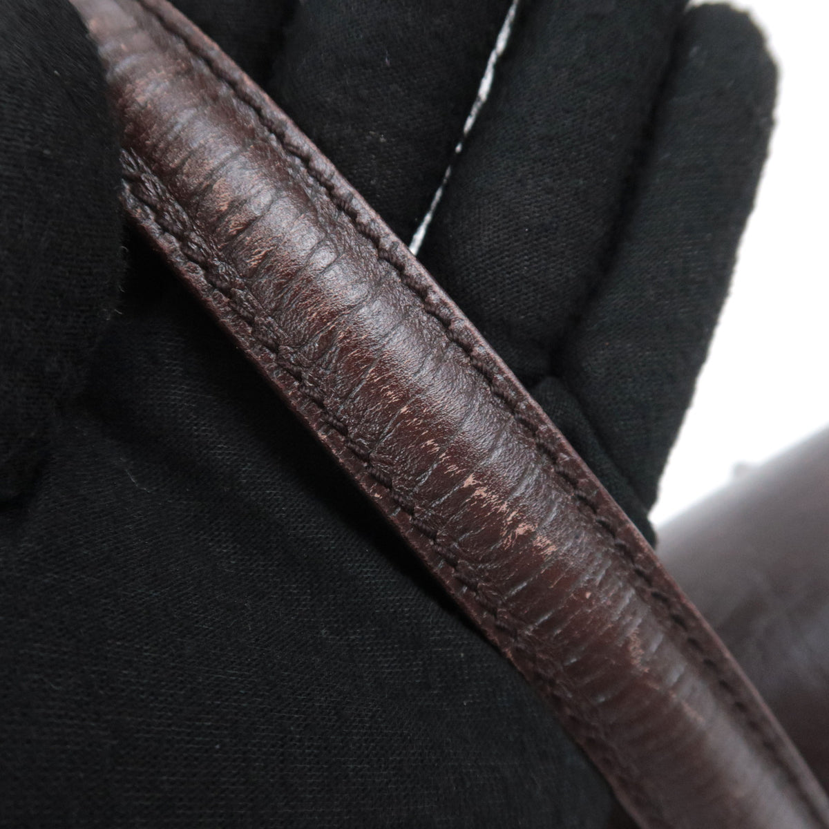 GUCCI Bamboo GG Canvas Barrel Bag 111713