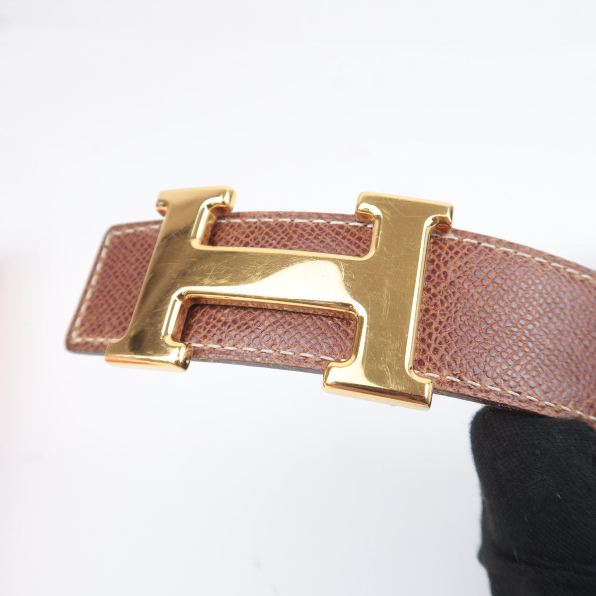 HERMES Constance H Reversible Belt Size 80 □E Stamped (2001)