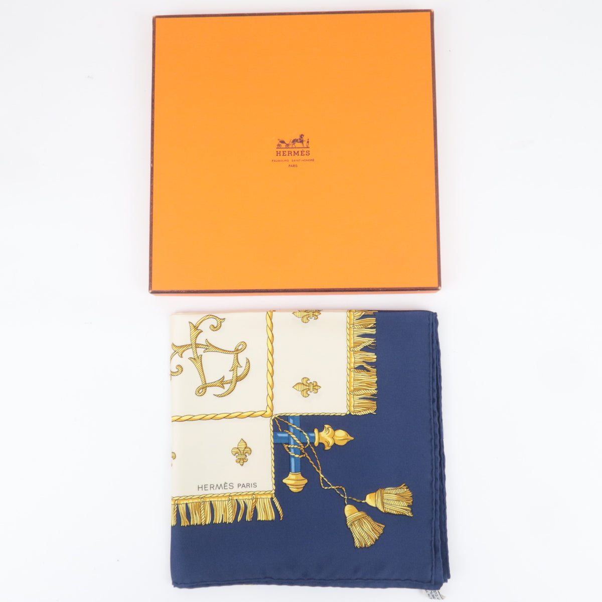 HERMES Carre 90 Scarf VUE DU CARROSSE DE LA GALERE LA REALE