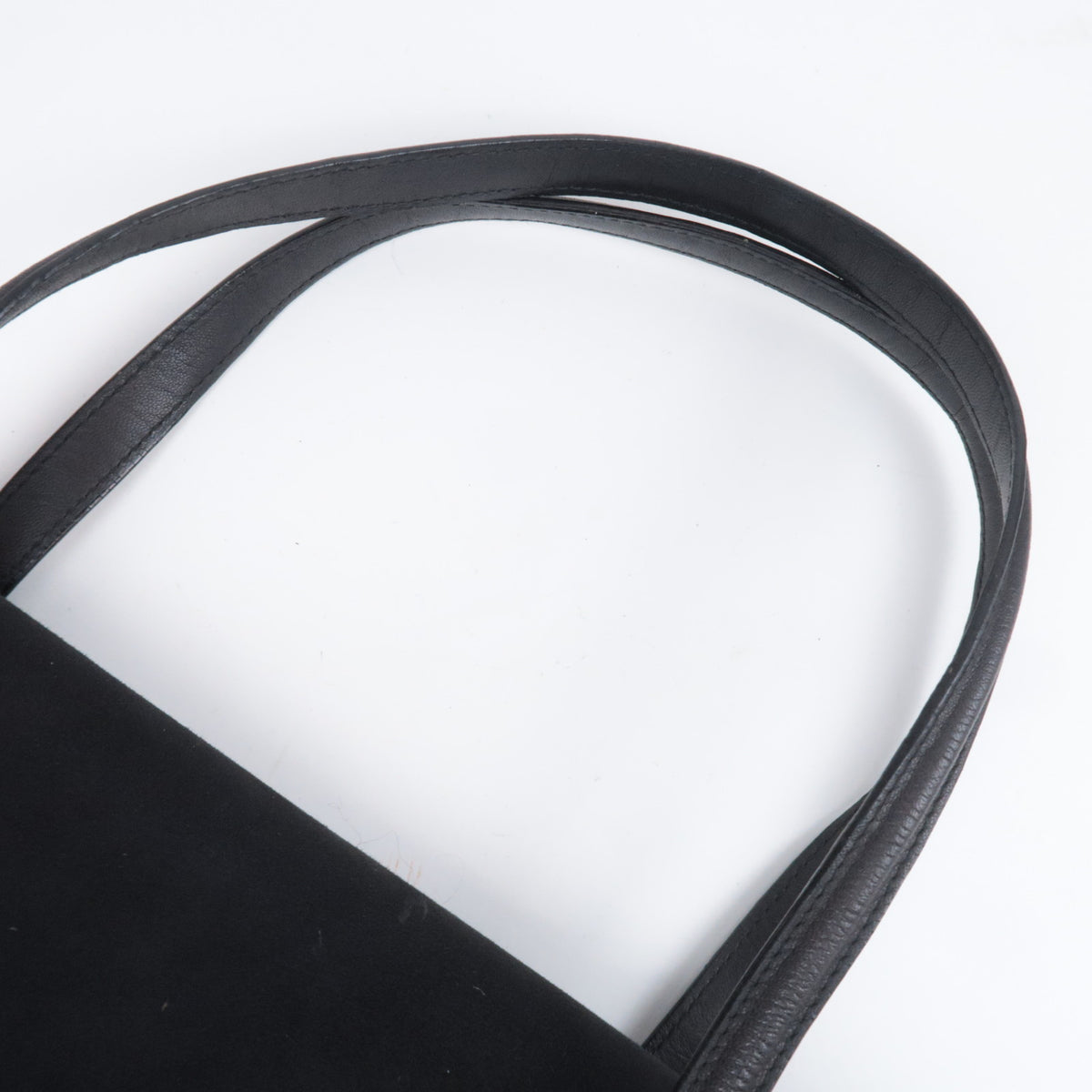 LOEWE Anagram Charm Suede Shoulder Bag