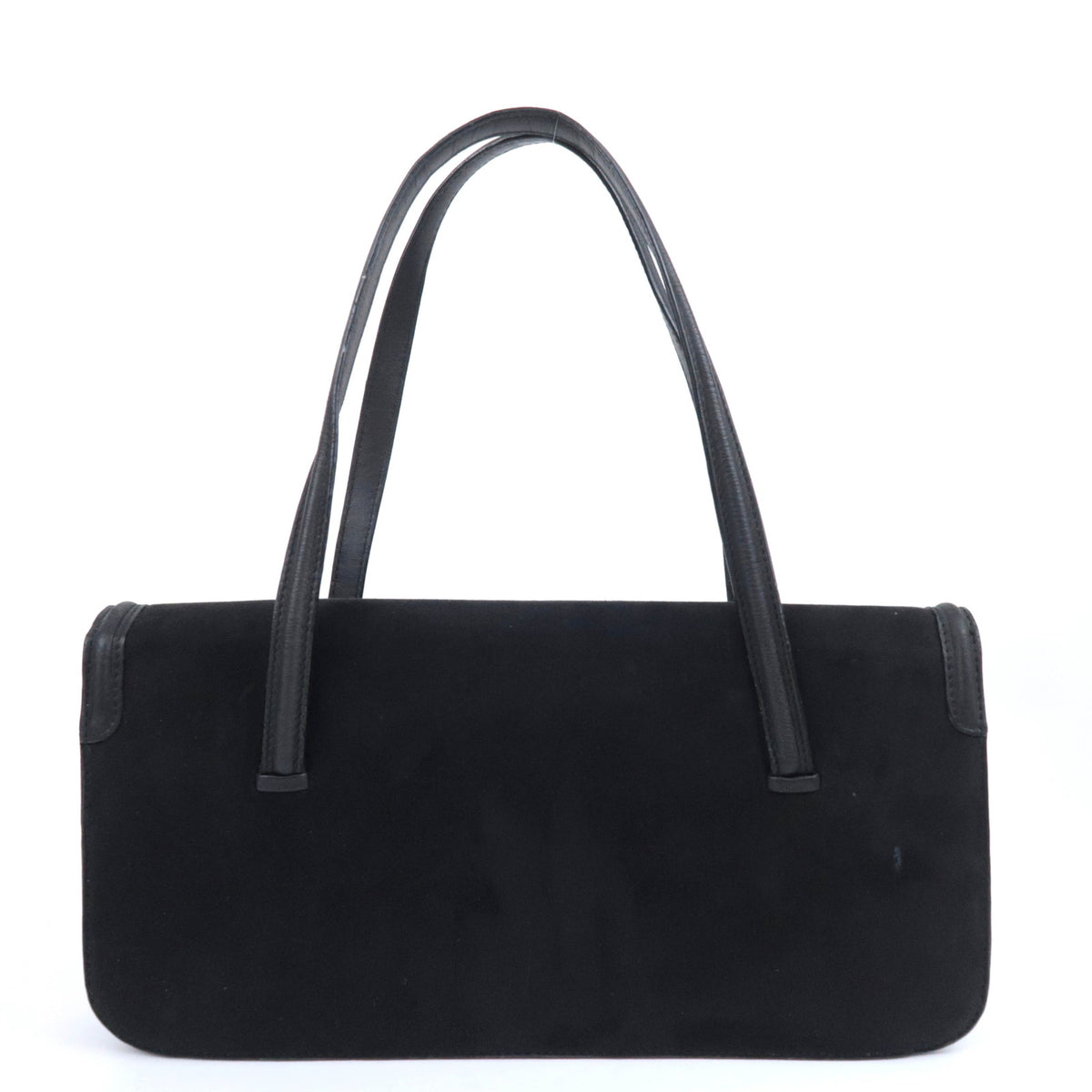 LOEWE Anagram Charm Suede Shoulder Bag