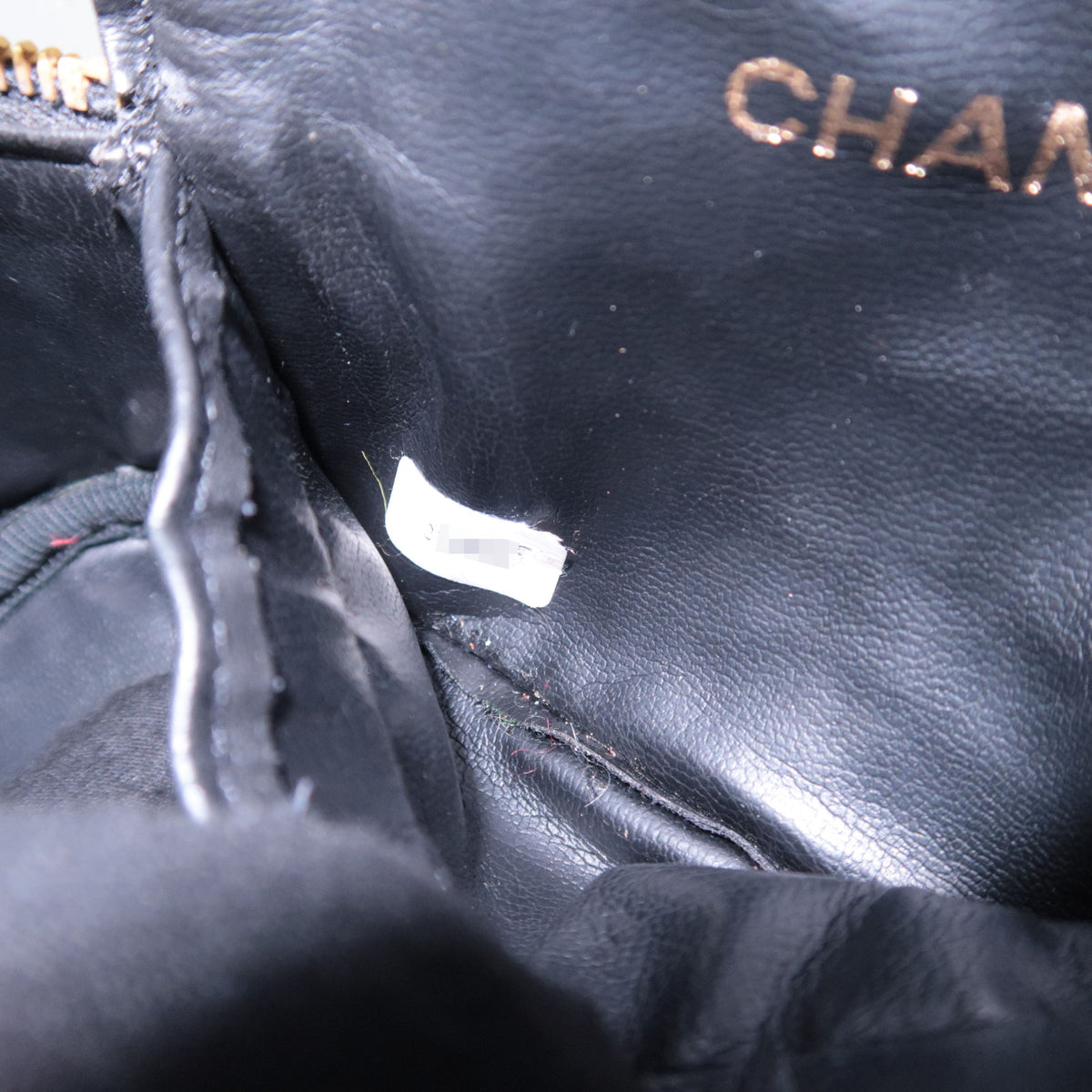 CHANEL Coco Mark Vanity Bag Caviarskin A01997