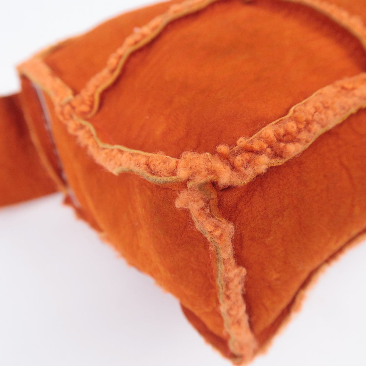CHANEL 2.55 Patchwork Shearling Suede Shoulder Bag