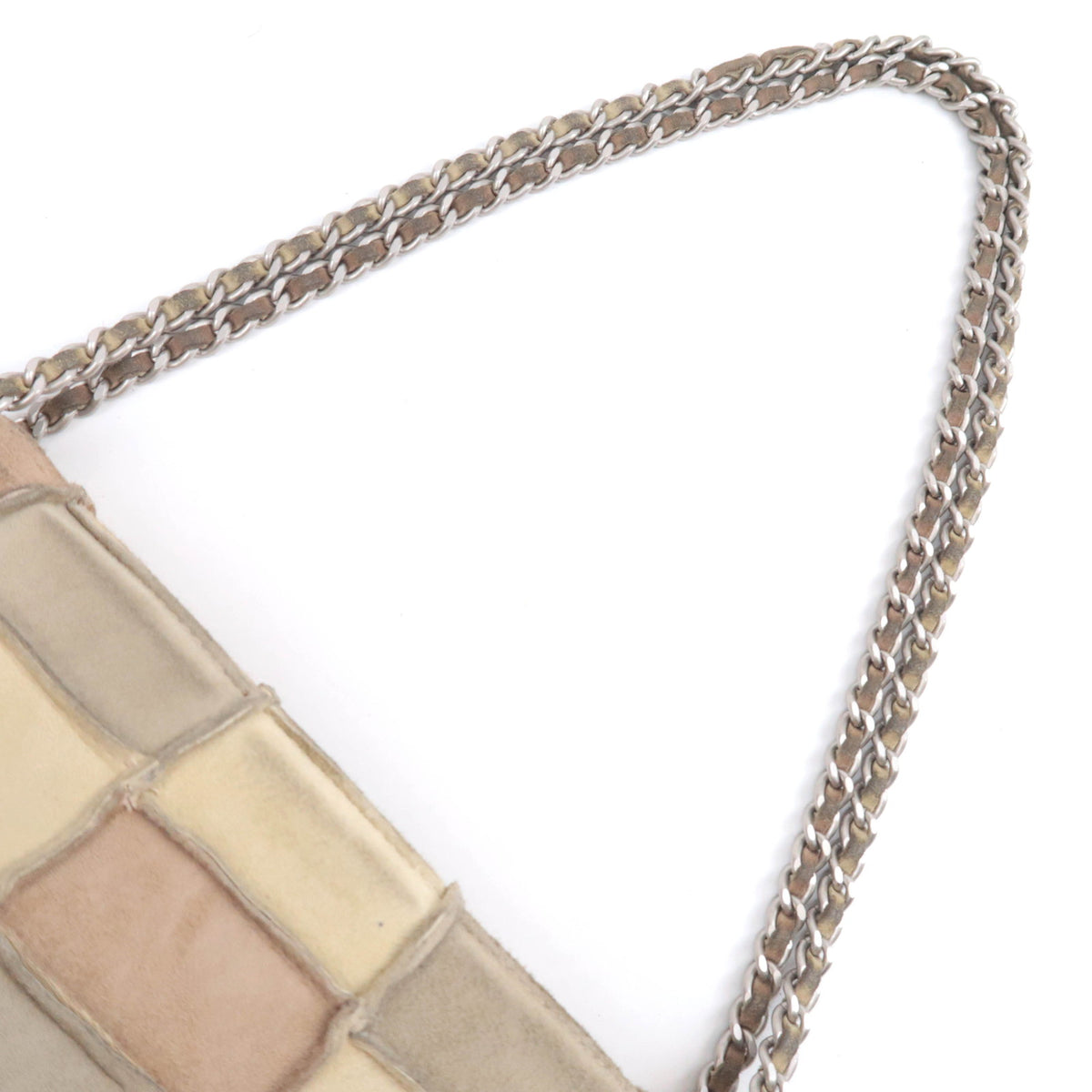 CHANEL 2.55 Suede Chain Shoulder Bag