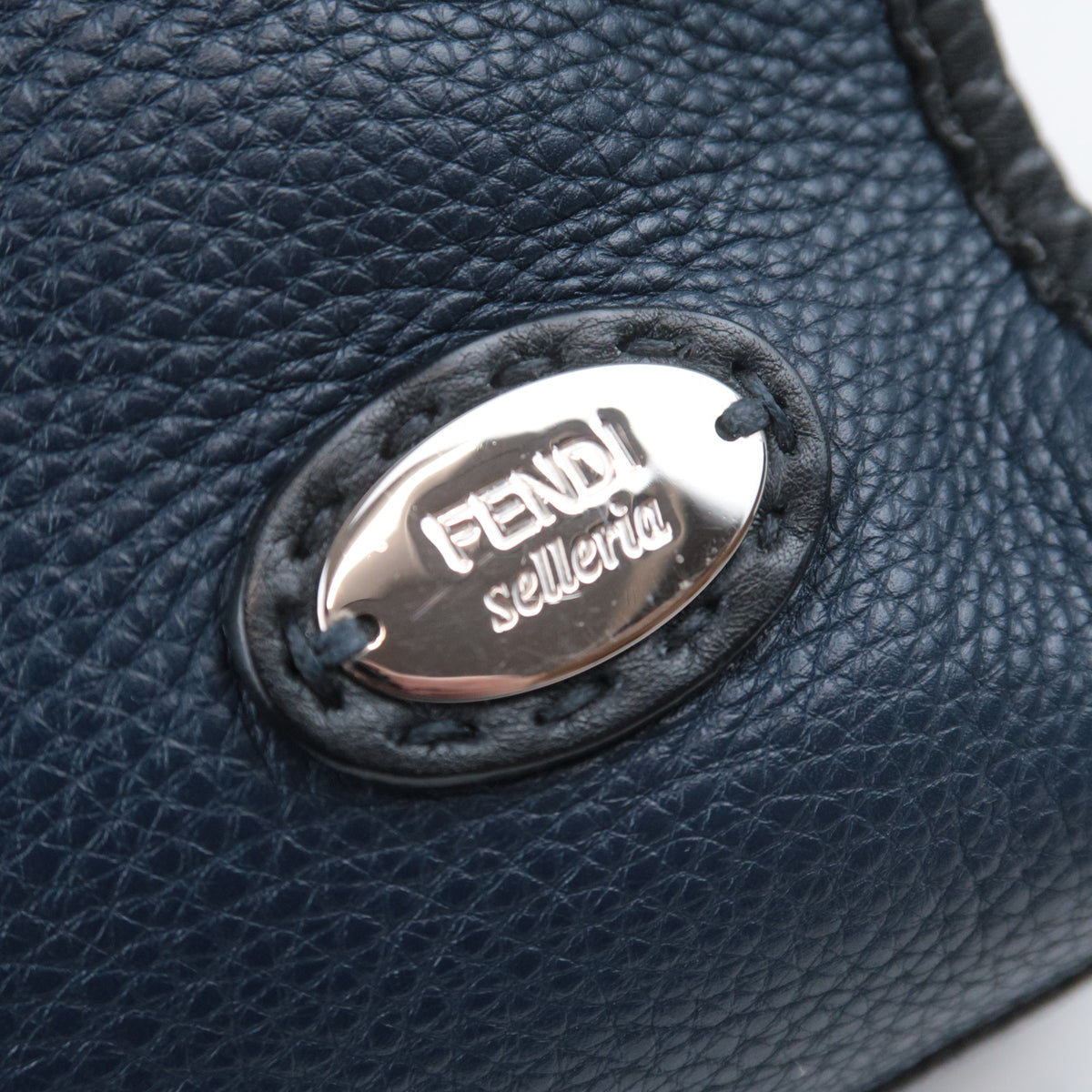 FENDI Selleria 2Way Leather Handbag