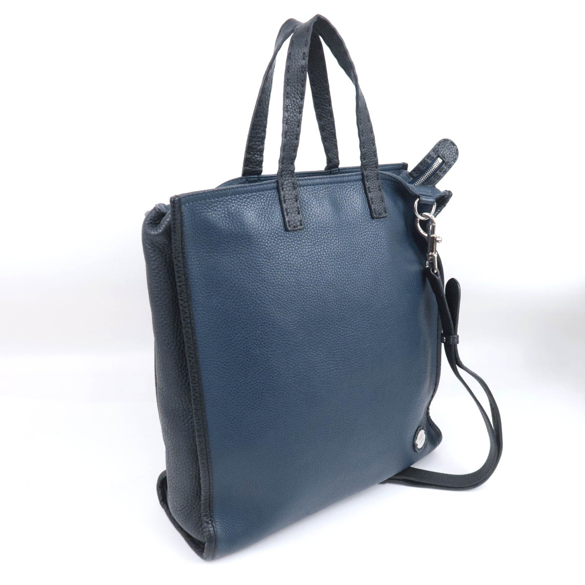 FENDI Selleria 2Way Leather Handbag