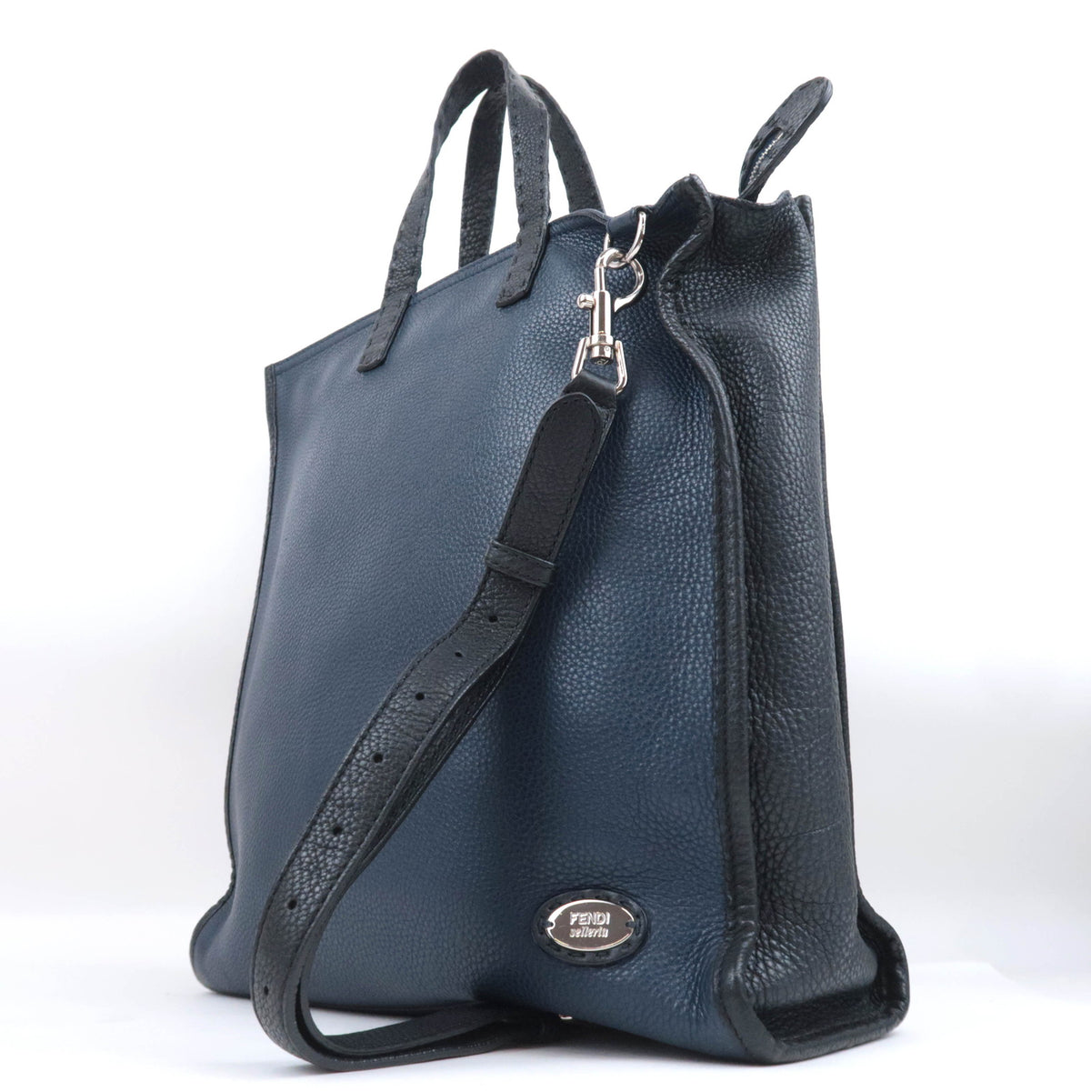 FENDI Selleria 2Way Leather Handbag