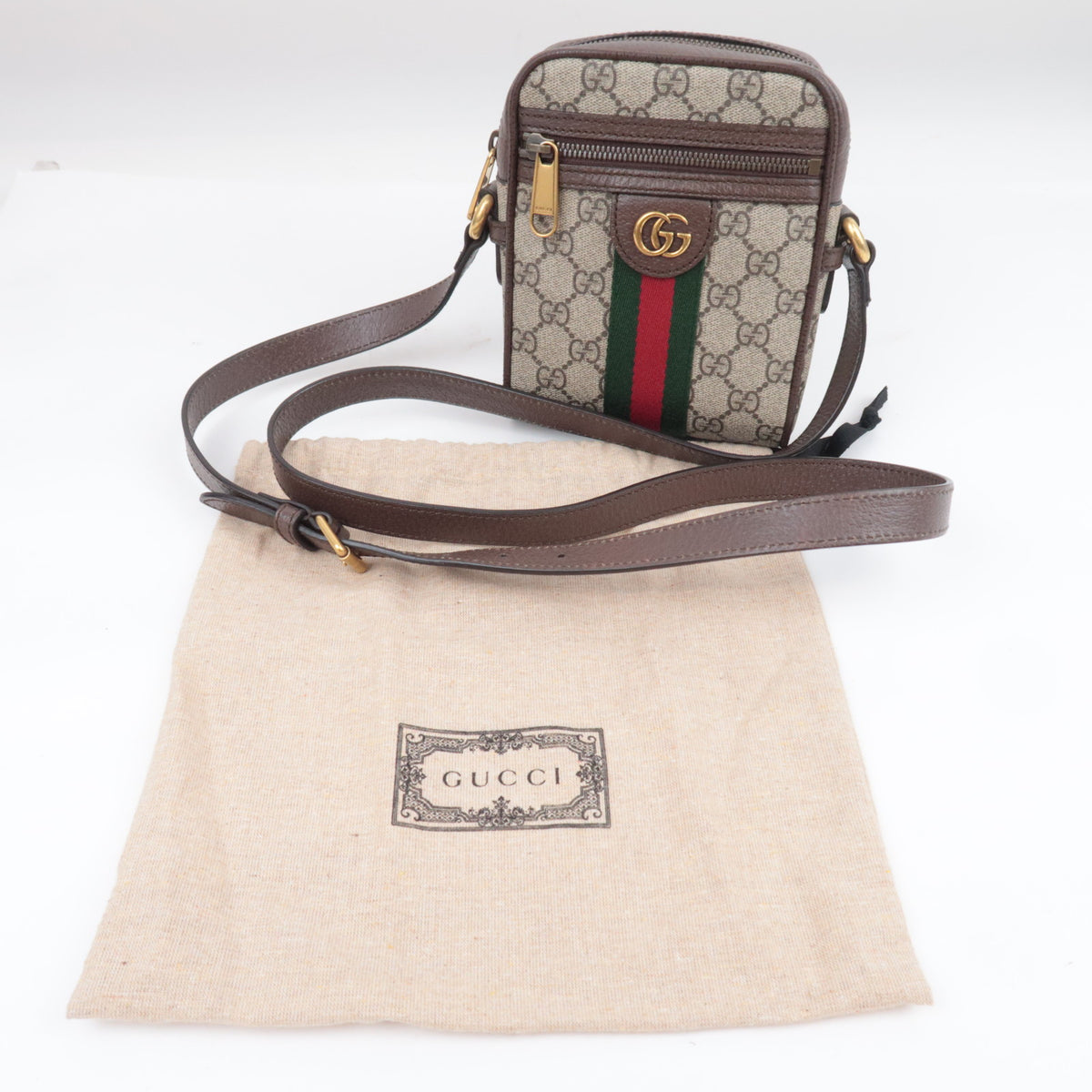 GUCCI Ophidia Sherry GG Supreme Shoulder Bag 598127