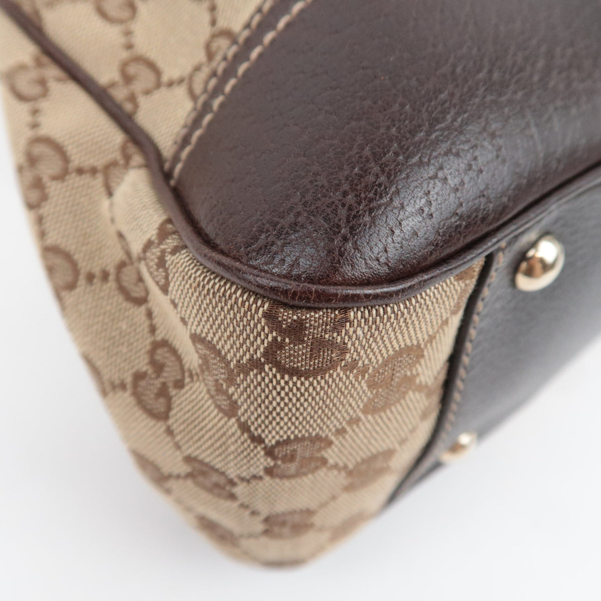 GUCCI Princy Sherry GG Canvas Tote Bag 163805