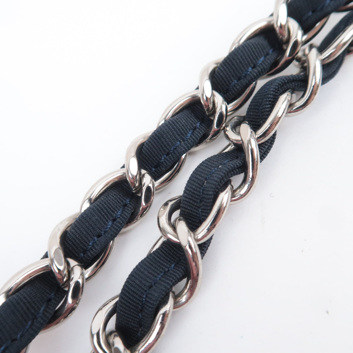 CHANEL Denim Chain Shoulder Bag Cruise Line A47955