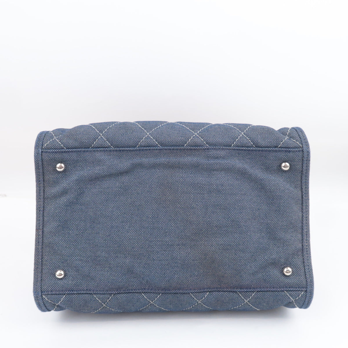 CHANEL Denim Chain Shoulder Bag Cruise Line A47955
