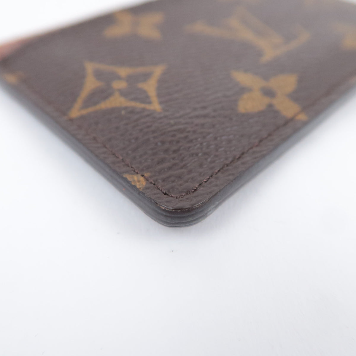 Louis Vuitton Monogram Porte Carte Simple Card Case M61733
