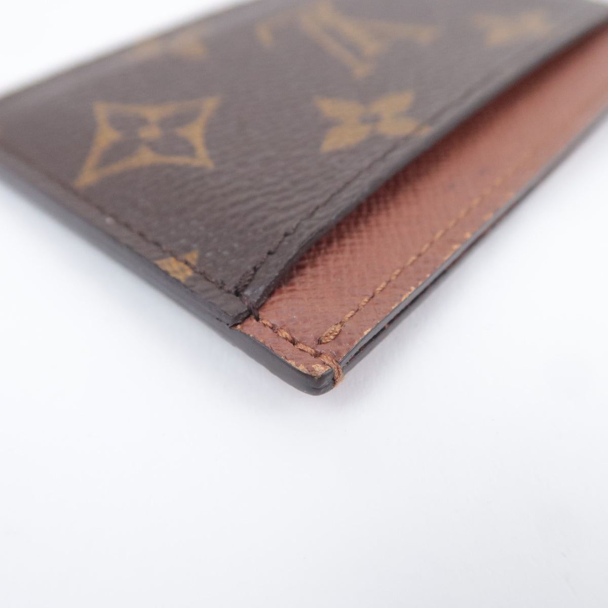 Louis Vuitton Monogram Porte Carte Simple Card Case M61733