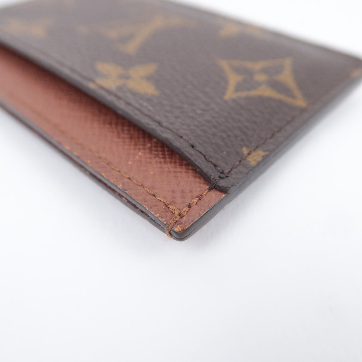 Louis Vuitton Monogram Porte Carte Simple Card Case M61733