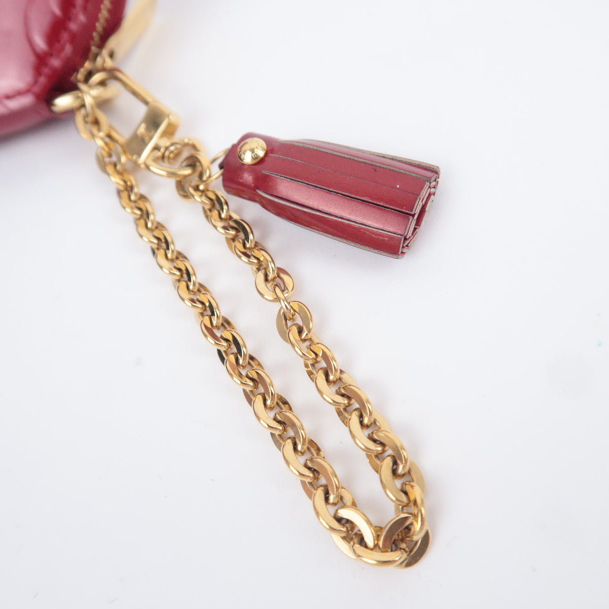 Louis Vuitton Monogram Vernis Porte Monnaie Chapeau Coin Case M91417