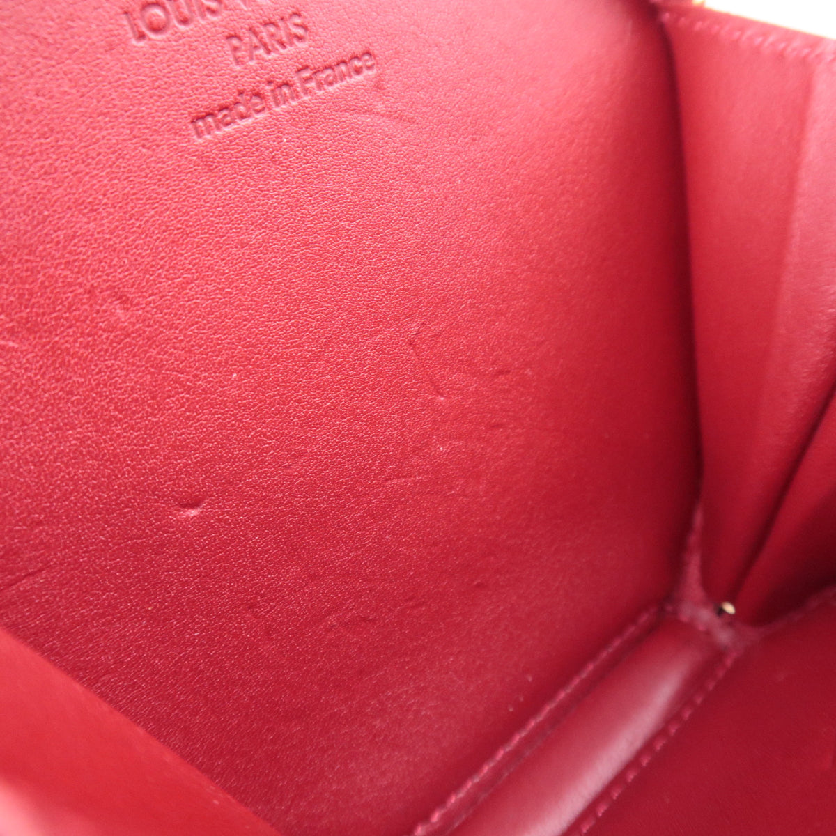 Louis Vuitton Monogram Vernis Porte Monnaie Chapeau Coin Case M91417