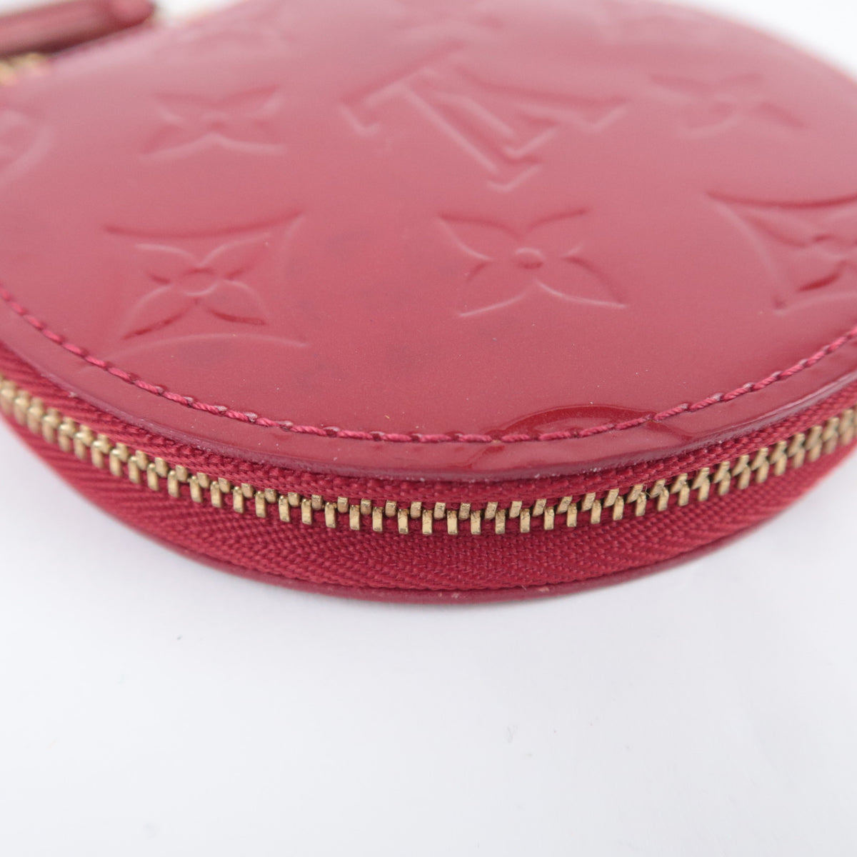 Louis Vuitton Monogram Vernis Porte Monnaie Chapeau Coin Case M91417