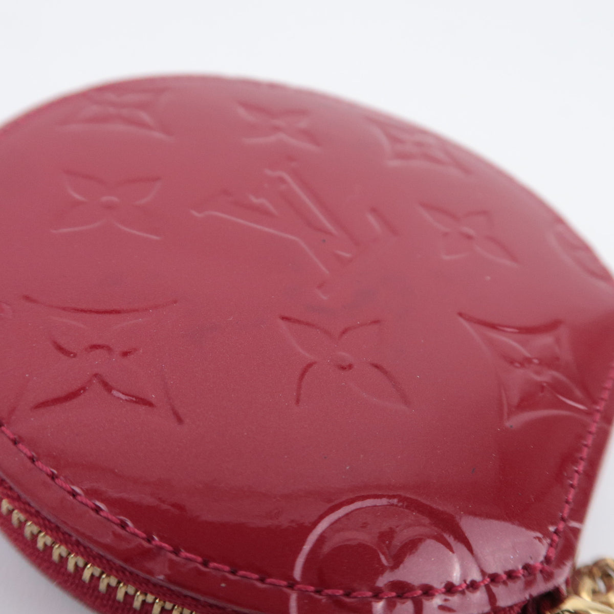Louis Vuitton Monogram Vernis Porte Monnaie Chapeau Coin Case M91417