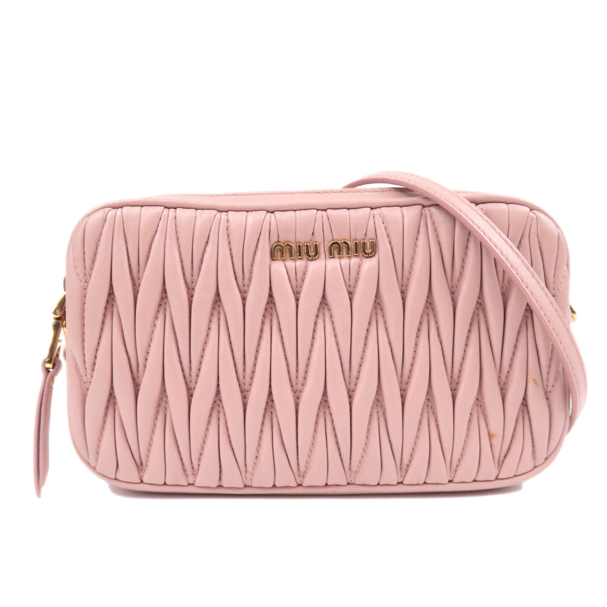 MIU MIU Matelasse Leather Small Shoulder Bag93211